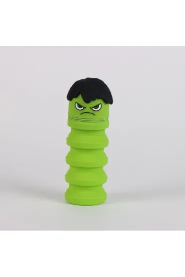 Piórnik gumowy rozkładany Hulk