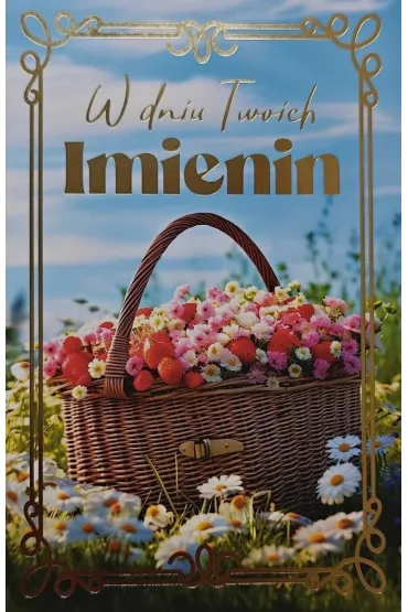 Karnet imieniny kobiece 2K-192