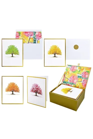 Karnety Premium Akwarelowe Drzewa