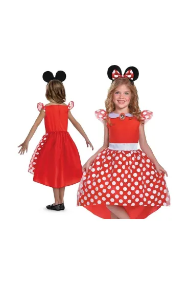 Strój Red Minnie Classic - Minnie Mouse rozm.S