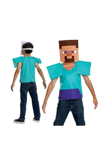 Strój Steve Essential- Minecraft (licencja) M