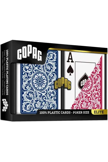Karty do pokera Copag Elite Jumbo Face set 2x55