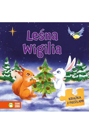 Leśna Wigilia. Książka z puzzlami