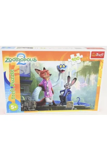 Puzzle 100 el. Tajemnice Zootopii