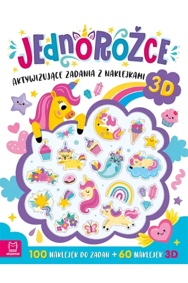 Aktywizujące zadania z naklejkami. Jednorożce