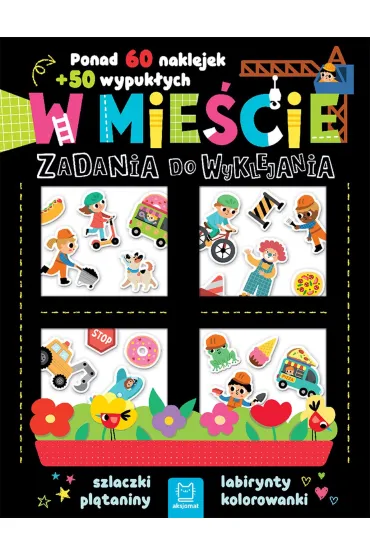 W mieście. Zadania do wyklejania