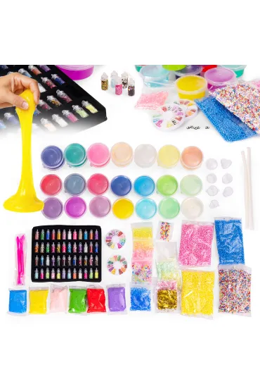 Zestaw do robienia slime glutków dla dzieci DIY masa plastyczna rozciągliwa gniotek