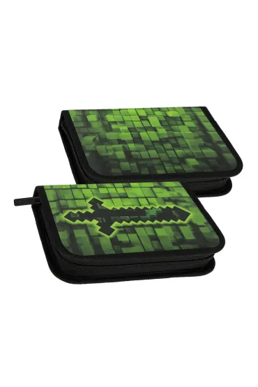 Piórnik 1zamek 2klapki bez wyposażenia Pixel