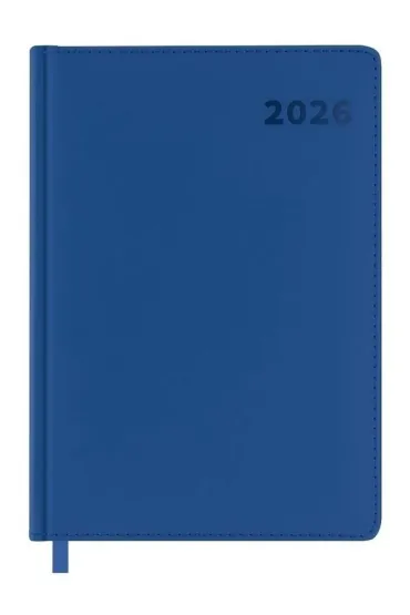 Kalendarz książkowy 2026 A5 niebieski EASY