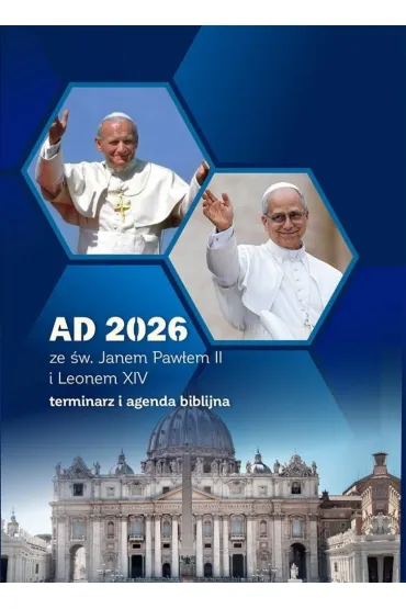 Kalendarz AD 2026 św. Janem Pawłem II i Leon XIV
