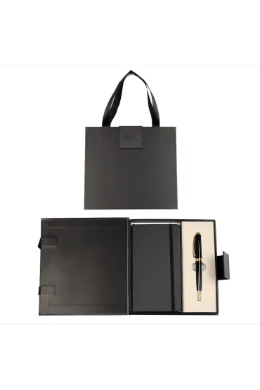 Pióro wieczne + notes Symphony premium czarno...