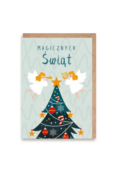 Kartka Bożonarodzeniowa Magicznych Świąt