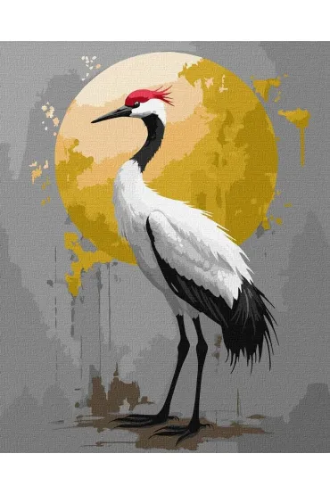 Malowanie po numerach - Złota egzotyka