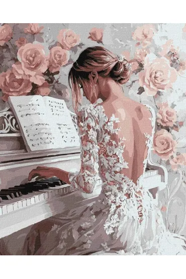 Malowanie po numerach - Elegancki szkic