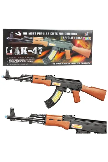 Karabin AK-47 ze światłem i dźwiękiem 68,5cm