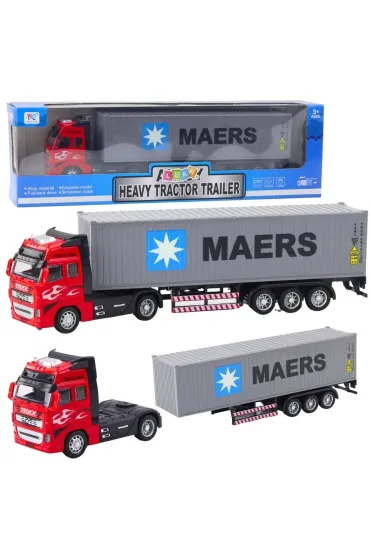 Ciężarówka kontener z napędem Pull-Back