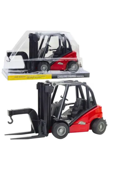 Wózek widłowy czerwony