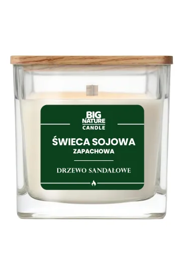 Świeca sojowa o zapachu Drzewo sandałowe