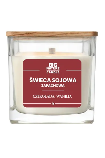 Świeca sojowa o zapachu Czekolada i Wanilia