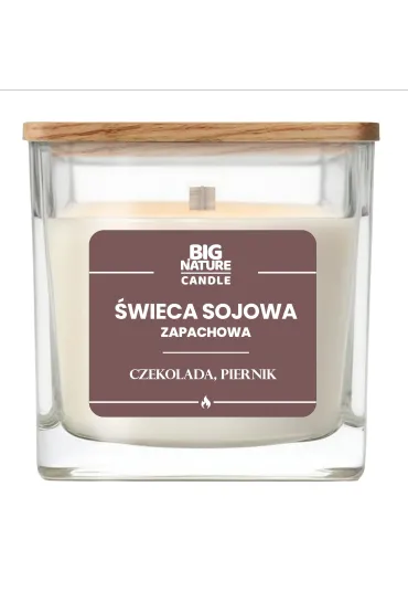 Świeca sojowa o zapachu Czekolada i Piernik
