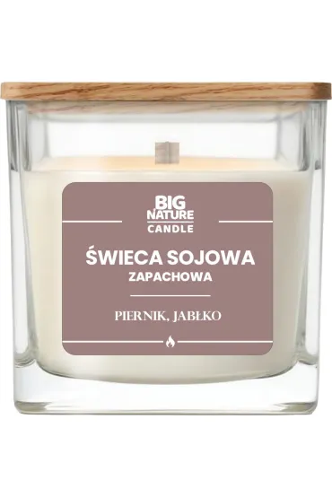 Świeca sojowa o zapachu Piernik i Jabłko