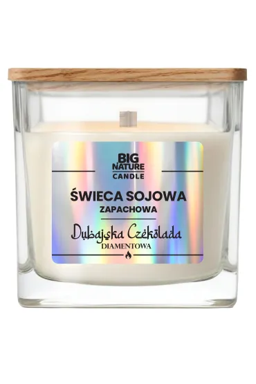 Świeca sojowa o zapachu Czekolada Dubajska Diament