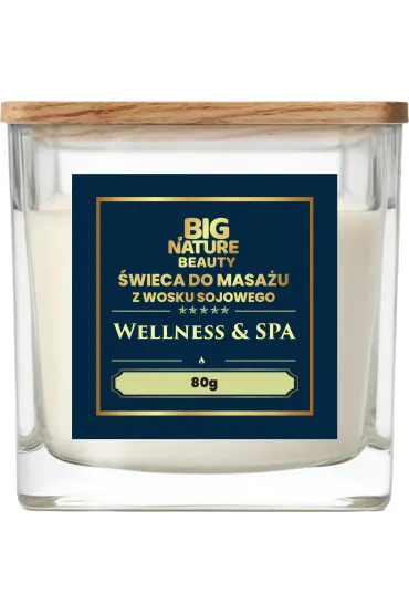 Świeca sojowa do masażu WELLNESS i SPA
