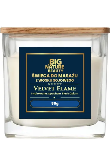 Świeca sojowa do masażu inspirowana zapachem BLACK OPIUM