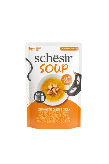 Soup, karma mokra dla kotów, zupa tuńczyk z dynią, saszetka