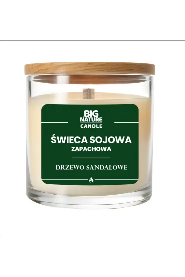 Big Nature Świeca Sojowa DRZEWO SANDAŁOWE