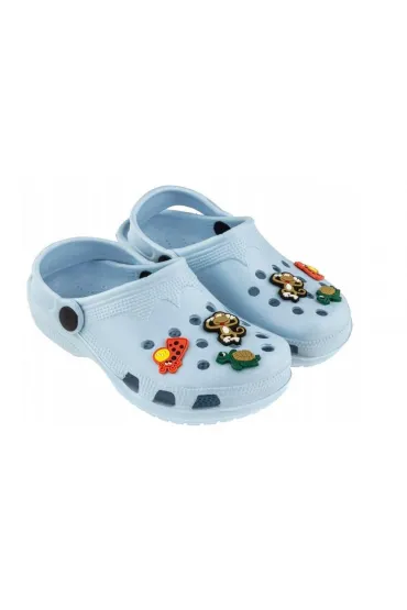 Clogi Dziecięce zwierzątka niebieskie rozm. 26