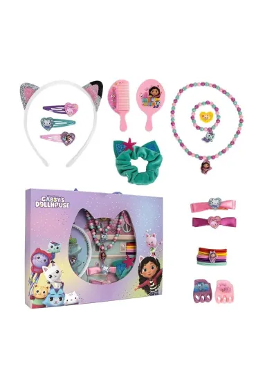 Zestaw akcesoriów do włosów - Koci Domek Gabi