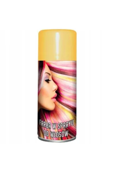 Farba Do Włosów W Sprayu Żółta 175Ml