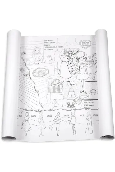 Moda I Styl Kolorowanka Podłogowa Xxl 100 X 70 Cm