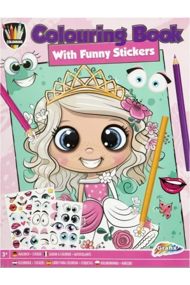 CCG kolorowanka z naklejkami A4 24str 150012 63744