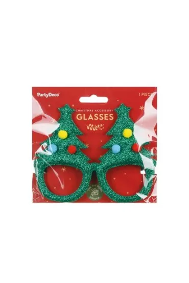 Okulary Świąteczne Choinki, mix