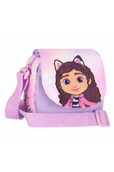 Torebka na ramię z klapką Koci Domek Gabi