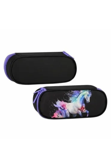 Piórnik saszetka 1zamek Cuties Horses