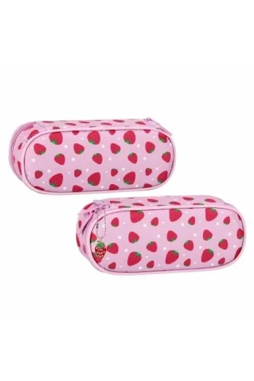 Piórnik saszetka 1zamek Fruits Truskawka