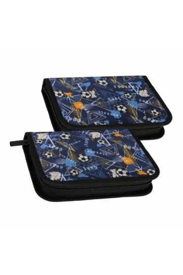 Piórnik 1zamek 2klapki z wyposażeniem Foottall