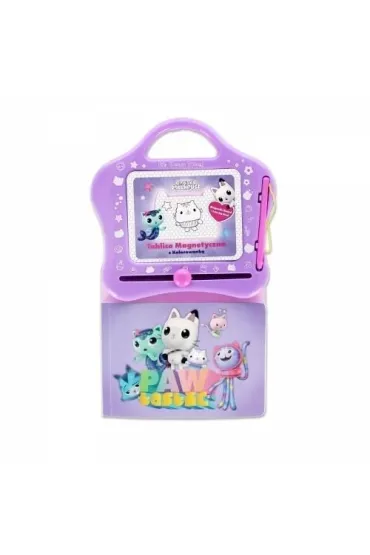 Tablica magnetyczna z kolorowanką Koci Domek Gabi