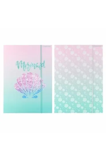 Teczka z gumką A4 Shell mix