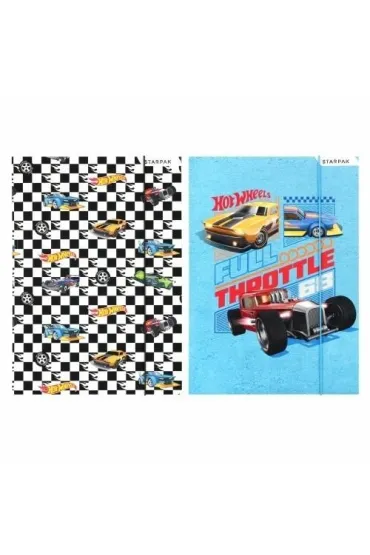 Teczka z gumką A4 Hot Wheels mix