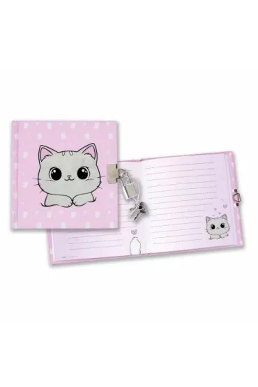 Pamiętnik na kłódkę Kitty Plush