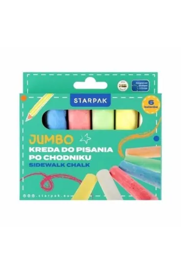 Kreda chodnikowa Jumbo 6 szt