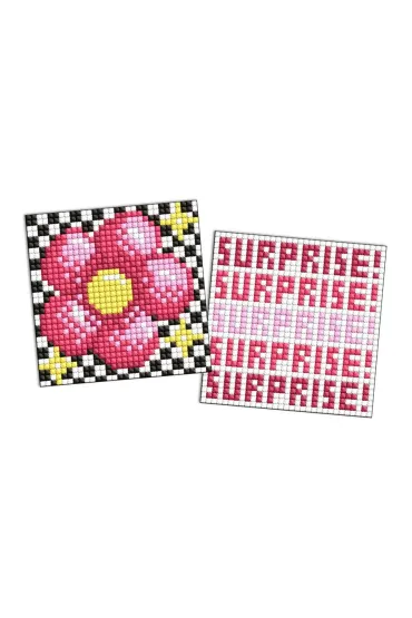 Diamentowa mozaika na magnes - LOL Kwiat 9x9cm