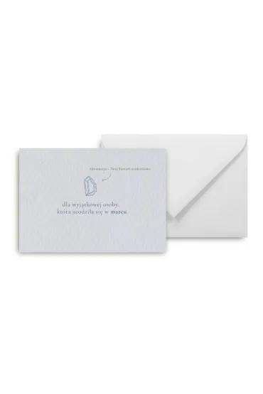 Mini kartka Urodziny marzec