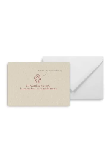 Mini kartka Urodziny październik