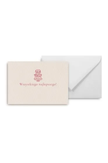 Mini kartka Wszystkiego najlepszego