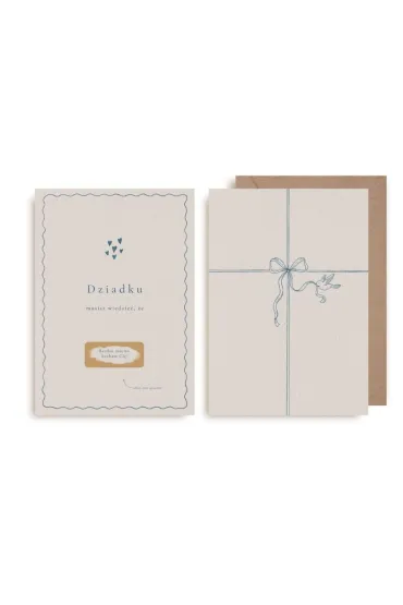 Kartka zdrapka - Dziadku kocham Cię